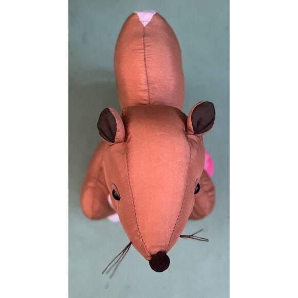 s-l400.jpg Vintage 1994 Sanrio Squirrel with Nuts Nylon Plush with Tag, RARE